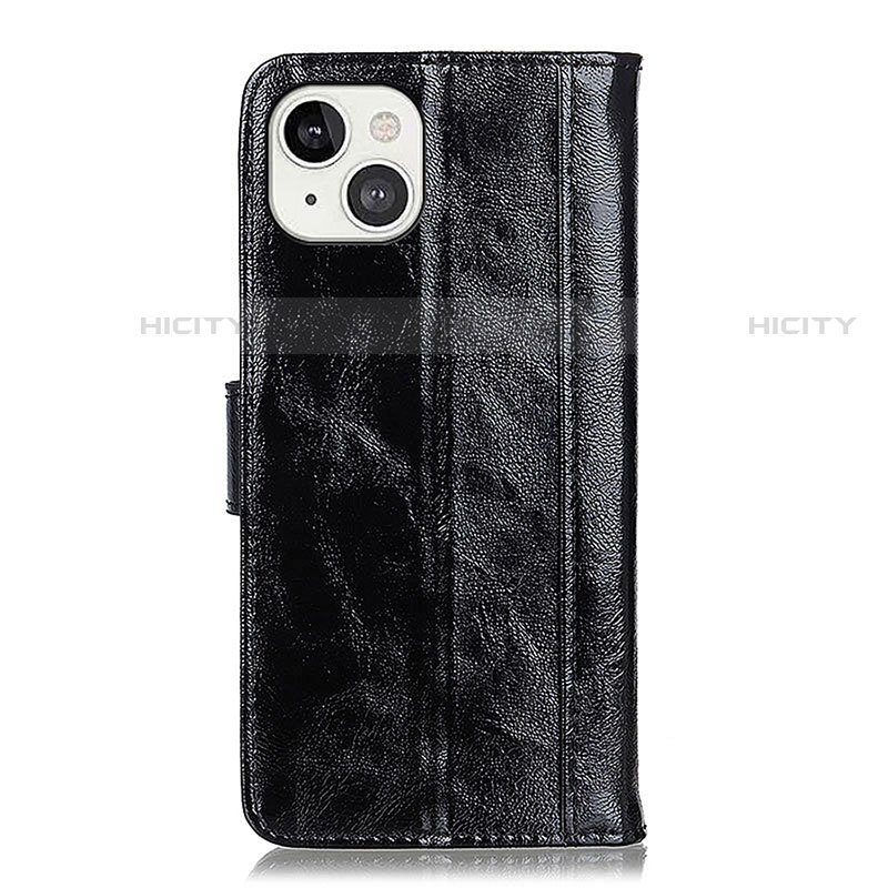 Custodia Portafoglio In Pelle Cover con Supporto T04 per Apple iPhone 15