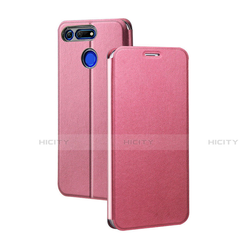 Custodia Portafoglio In Pelle Cover con Supporto T04 per Huawei Honor V20