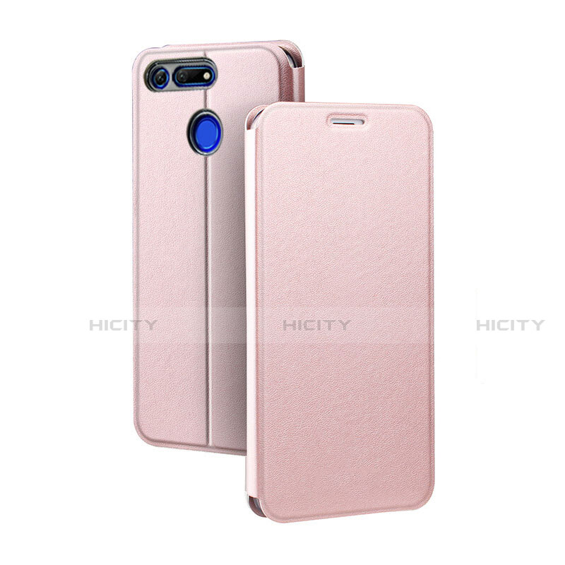 Custodia Portafoglio In Pelle Cover con Supporto T04 per Huawei Honor V20