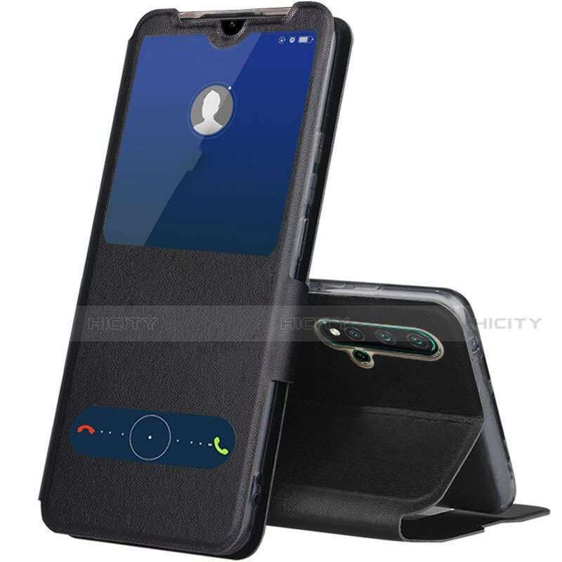 Custodia Portafoglio In Pelle Cover con Supporto T04 per Huawei Nova 5