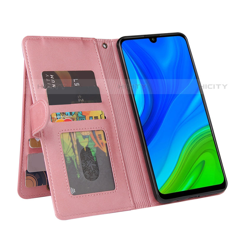 Custodia Portafoglio In Pelle Cover con Supporto T04 per Huawei Nova Lite 3 Plus