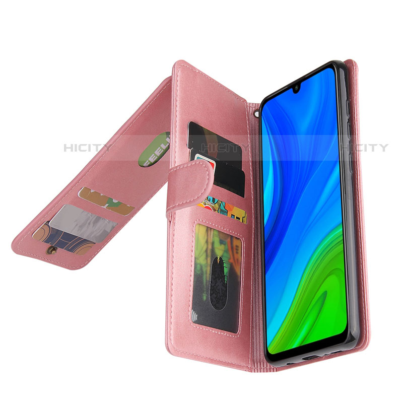 Custodia Portafoglio In Pelle Cover con Supporto T04 per Huawei Nova Lite 3 Plus