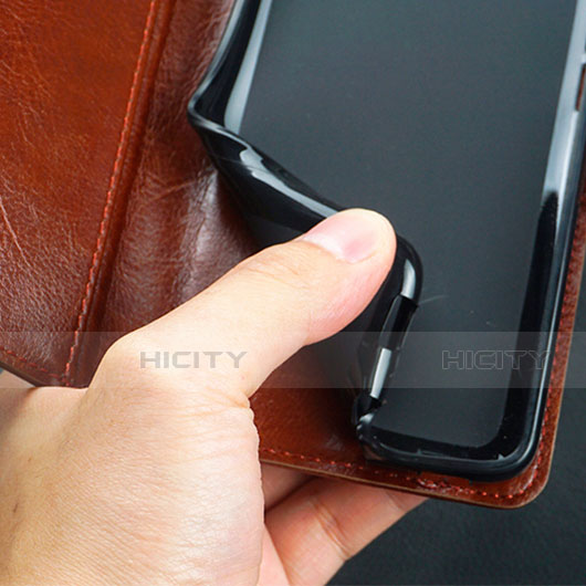 Custodia Portafoglio In Pelle Cover con Supporto T04 per Huawei P30 Lite XL