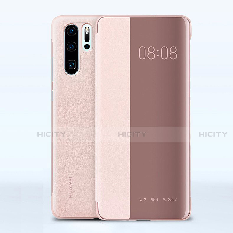 Custodia Portafoglio In Pelle Cover con Supporto T04 per Huawei P30 Pro New Edition