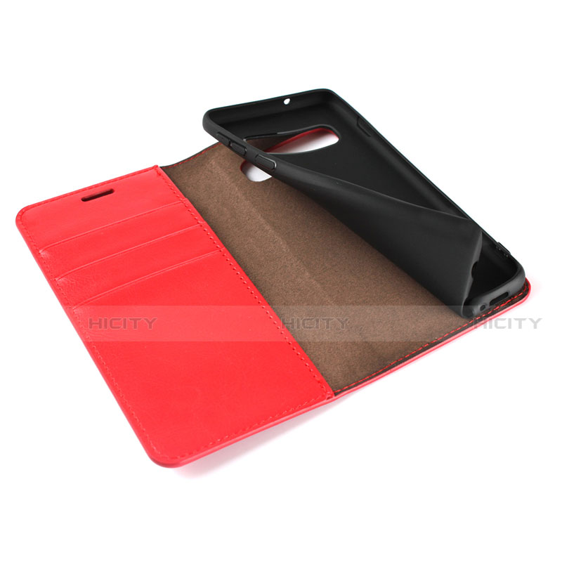 Custodia Portafoglio In Pelle Cover con Supporto T04 per Samsung Galaxy S10