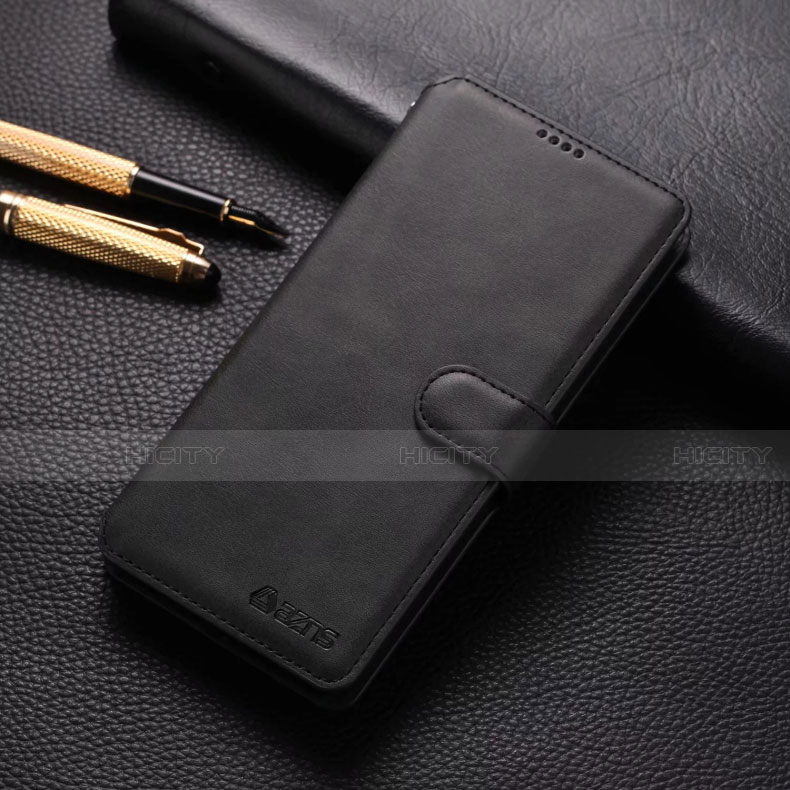 Custodia Portafoglio In Pelle Cover con Supporto T04 per Xiaomi Redmi Note 8 Pro Nero