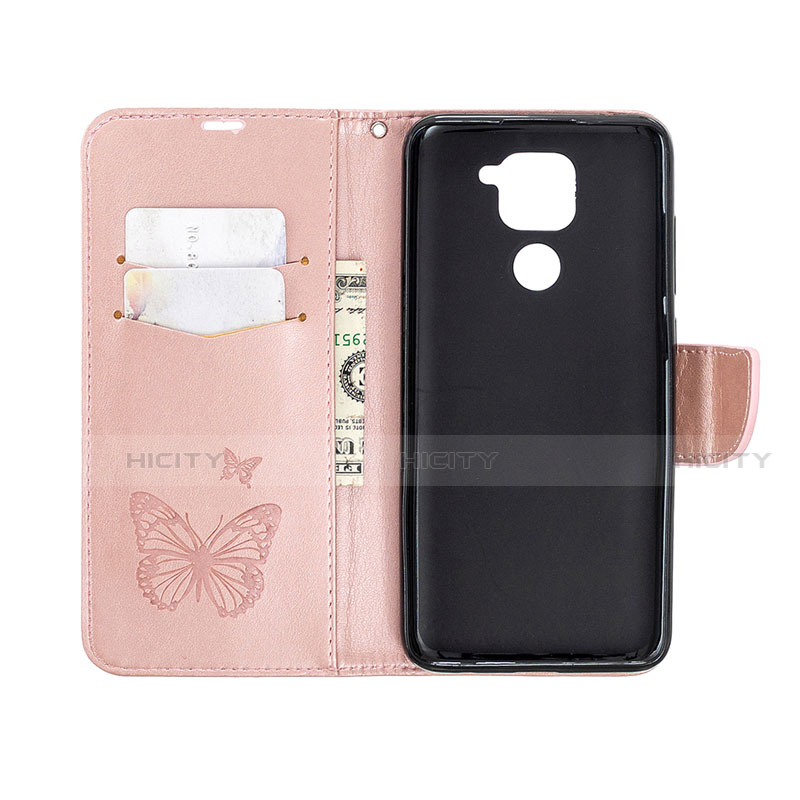 Custodia Portafoglio In Pelle Cover con Supporto T04 per Xiaomi Redmi Note 9