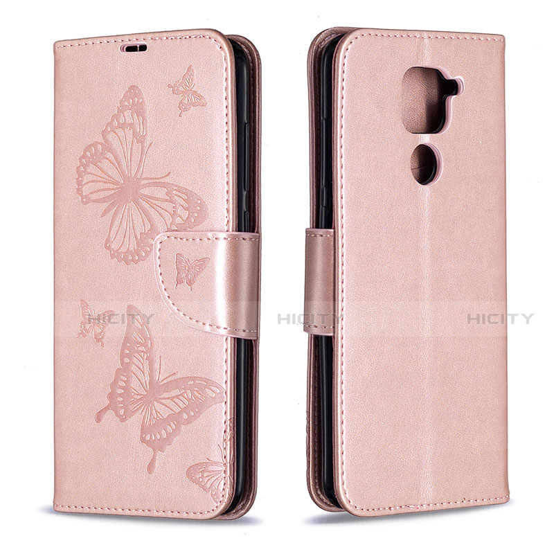 Custodia Portafoglio In Pelle Cover con Supporto T04 per Xiaomi Redmi Note 9