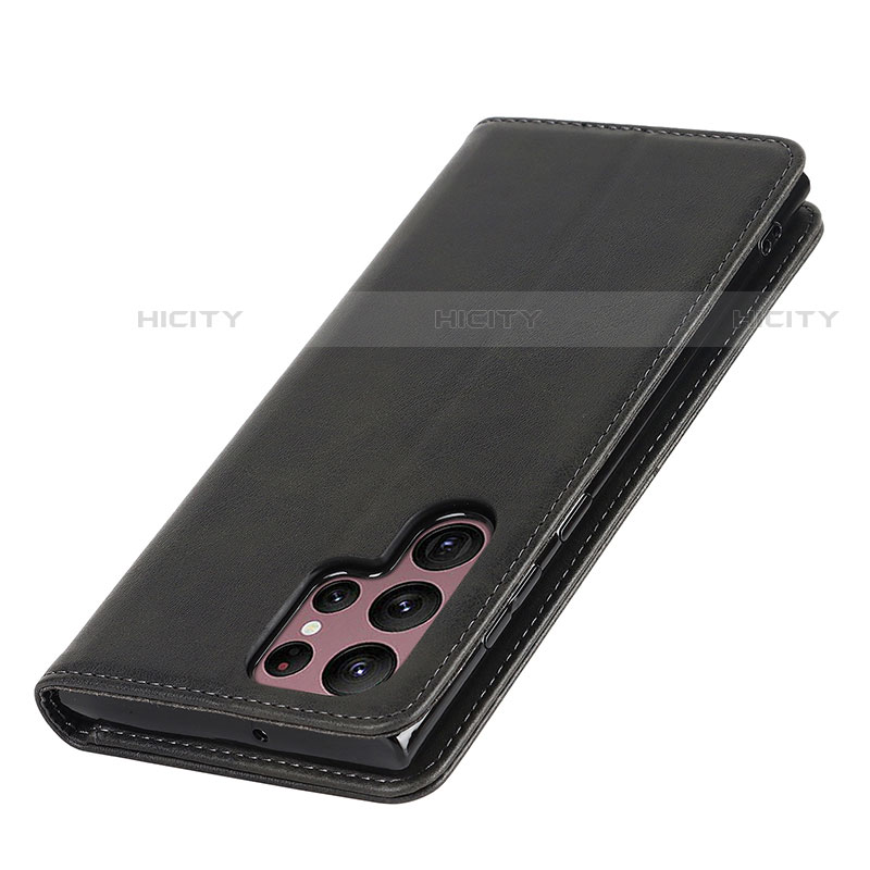 Custodia Portafoglio In Pelle Cover con Supporto T04D per Samsung Galaxy S21 Ultra 5G