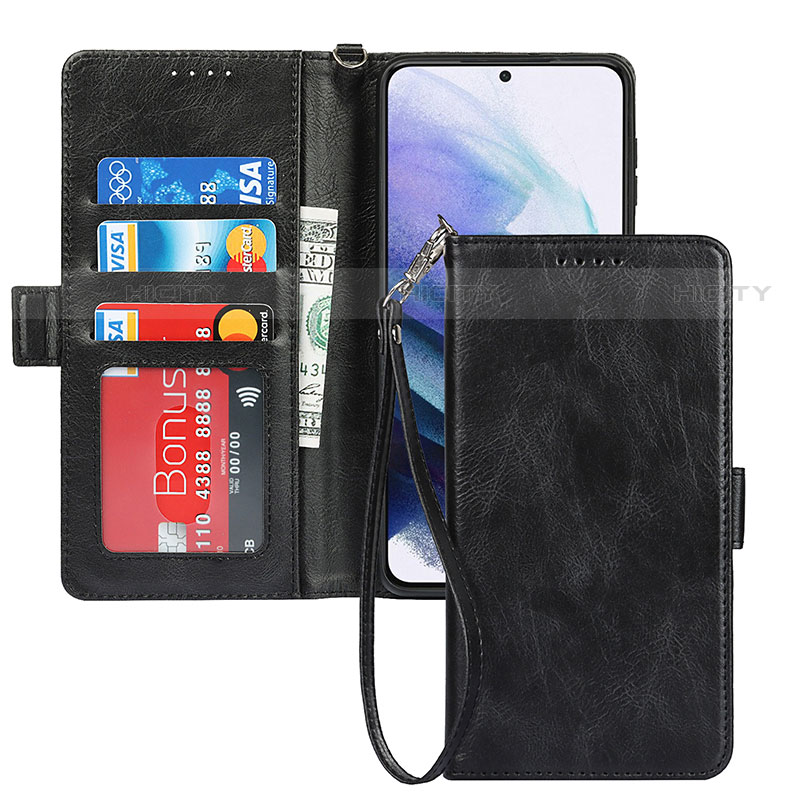 Custodia Portafoglio In Pelle Cover con Supporto T04D per Samsung Galaxy S22 5G