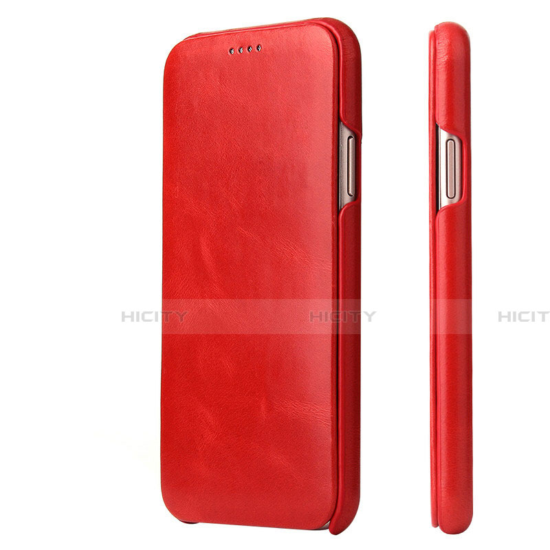 Custodia Portafoglio In Pelle Cover con Supporto T05 per Apple iPhone 11 Pro Rosso