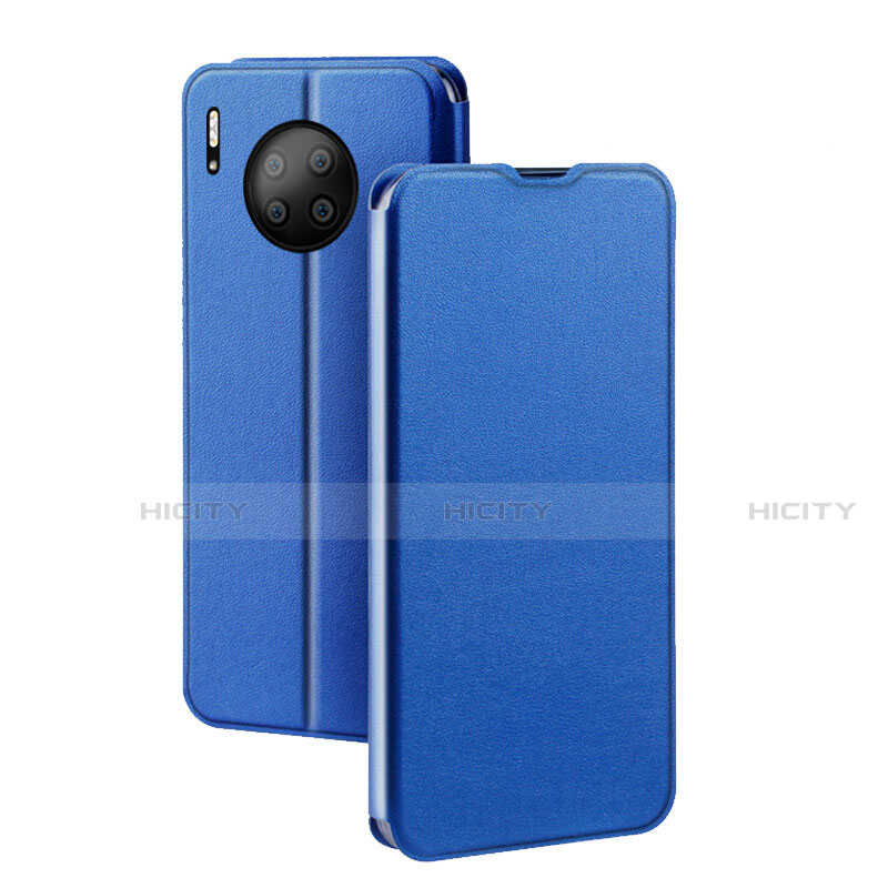 Custodia Portafoglio In Pelle Cover con Supporto T05 per Huawei Mate 30E Pro 5G Blu