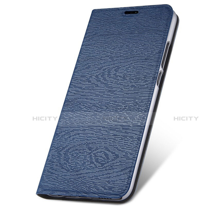 Custodia Portafoglio In Pelle Cover con Supporto T05 per Huawei Nova 4e Blu