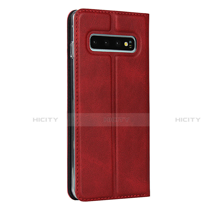 Custodia Portafoglio In Pelle Cover con Supporto T05 per Samsung Galaxy S10