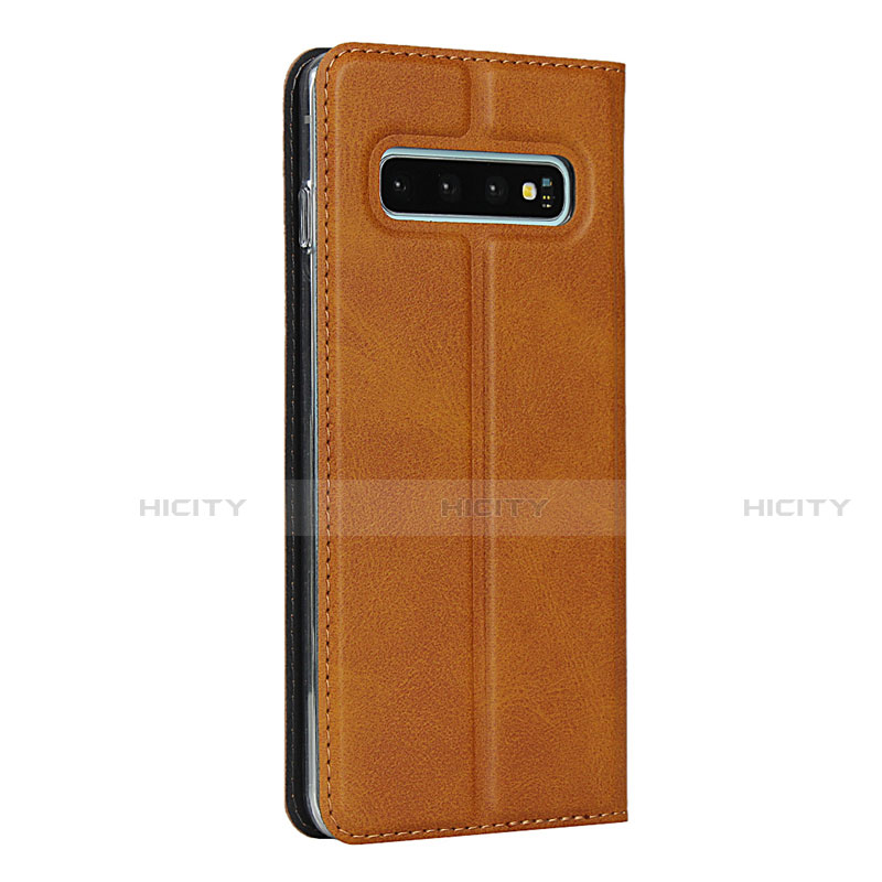 Custodia Portafoglio In Pelle Cover con Supporto T05 per Samsung Galaxy S10