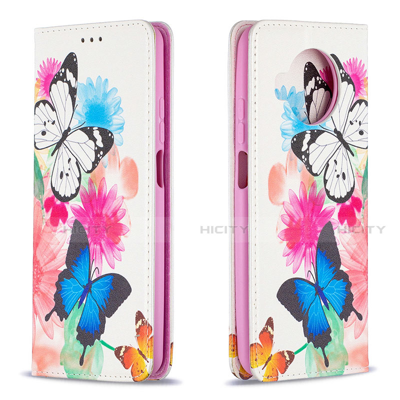 Custodia Portafoglio In Pelle Cover con Supporto T05 per Xiaomi Mi 10i 5G