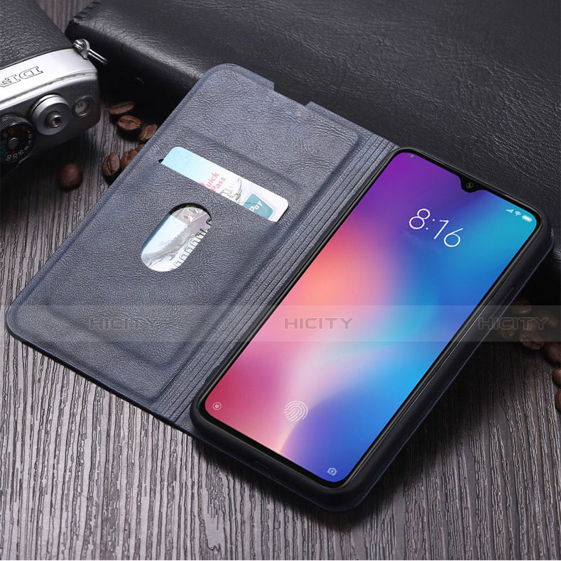 Custodia Portafoglio In Pelle Cover con Supporto T05 per Xiaomi Mi A3