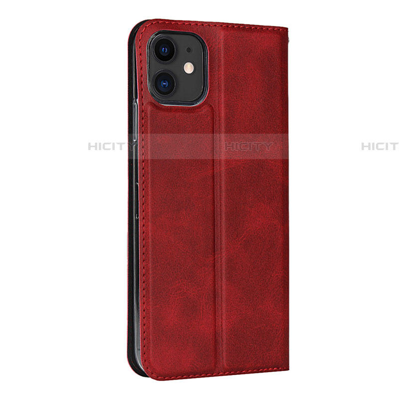 Custodia Portafoglio In Pelle Cover con Supporto T06 per Apple iPhone 11