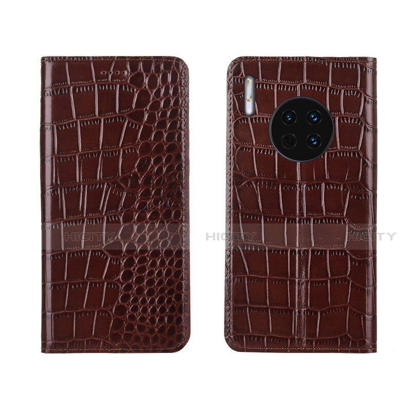 Custodia Portafoglio In Pelle Cover con Supporto T06 per Huawei Mate 30