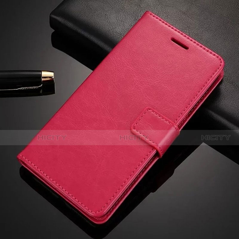 Custodia Portafoglio In Pelle Cover con Supporto T06 per Huawei P30 Pro New Edition Rosso