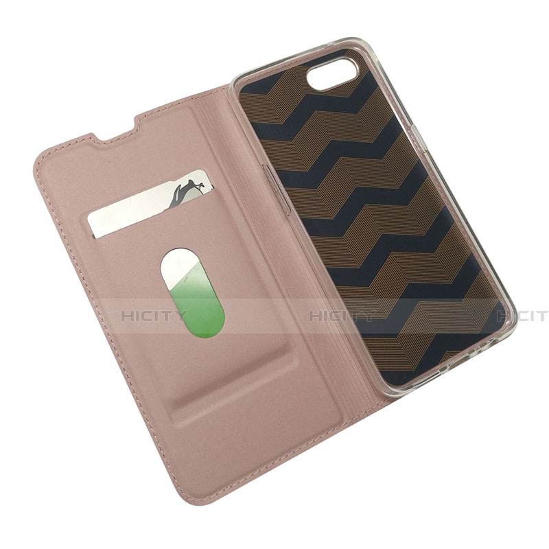 Custodia Portafoglio In Pelle Cover con Supporto T06 per Oppo R17 Neo