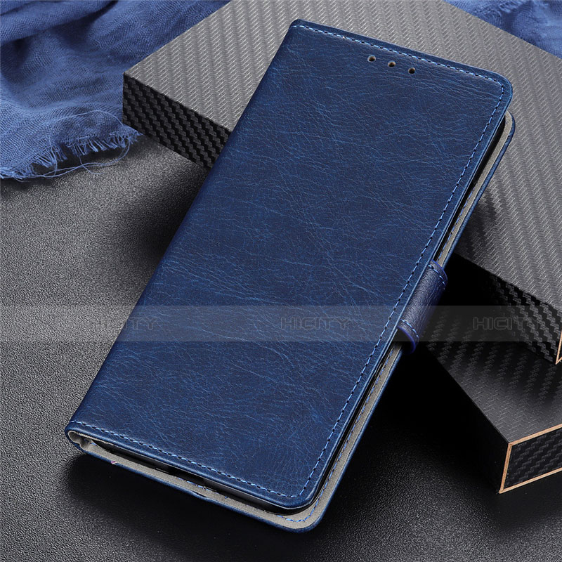 Custodia Portafoglio In Pelle Cover con Supporto T06 per Oppo Reno4 Pro 5G Blu