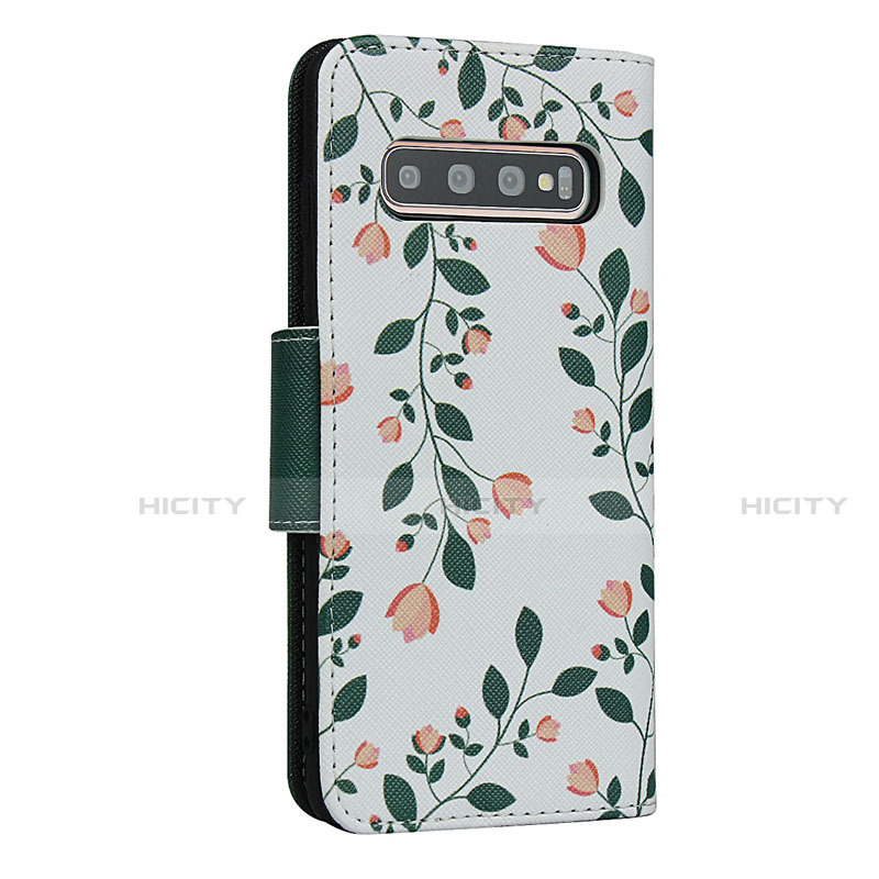 Custodia Portafoglio In Pelle Cover con Supporto T06 per Samsung Galaxy S10