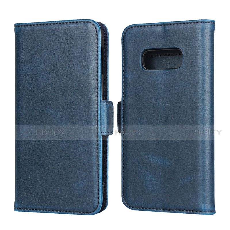 Custodia Portafoglio In Pelle Cover con Supporto T06 per Samsung Galaxy S10e Blu