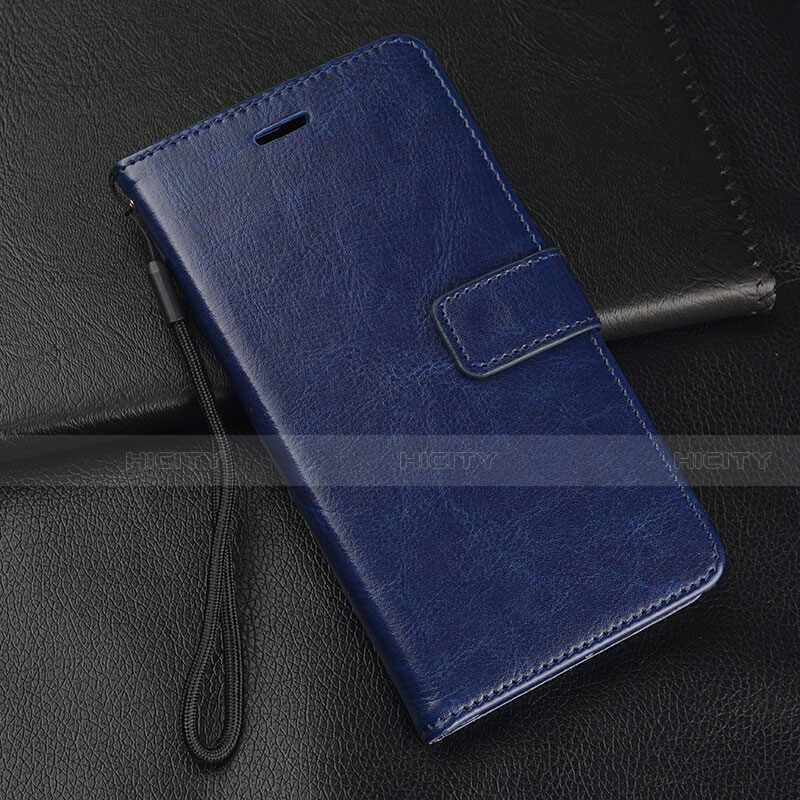 Custodia Portafoglio In Pelle Cover con Supporto T06 per Xiaomi Mi 9T Pro Blu