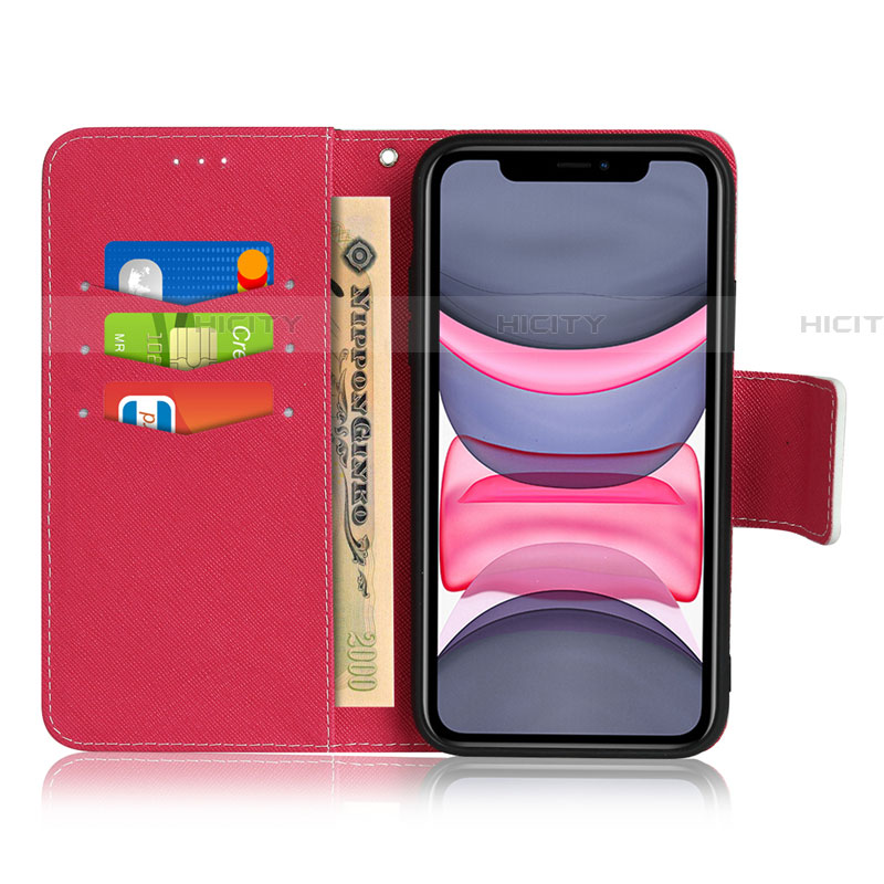 Custodia Portafoglio In Pelle Cover con Supporto T07 per Apple iPhone 11