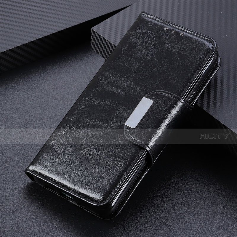 Custodia Portafoglio In Pelle Cover con Supporto T07 per Huawei Honor X10 Max 5G Nero