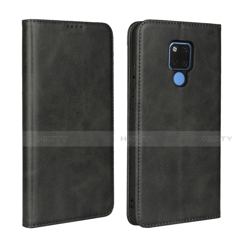 Custodia Portafoglio In Pelle Cover con Supporto T07 per Huawei Mate 20 X 5G Nero