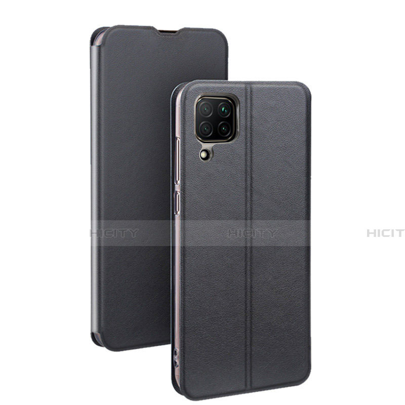 Custodia Portafoglio In Pelle Cover con Supporto T07 per Huawei Nova 7i Nero