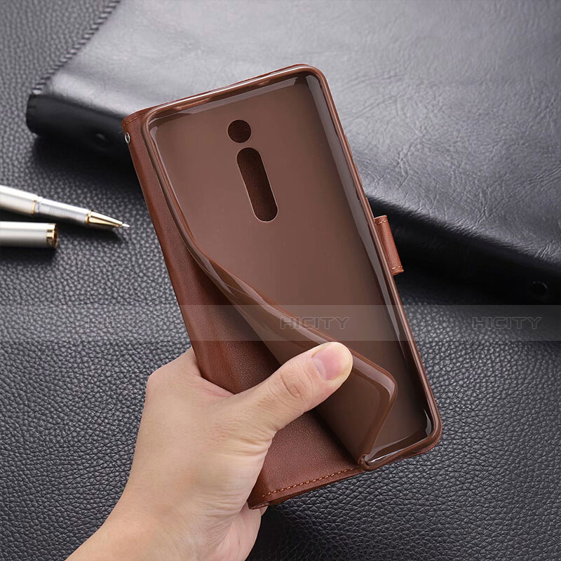 Custodia Portafoglio In Pelle Cover con Supporto T07 per Xiaomi Mi 9T