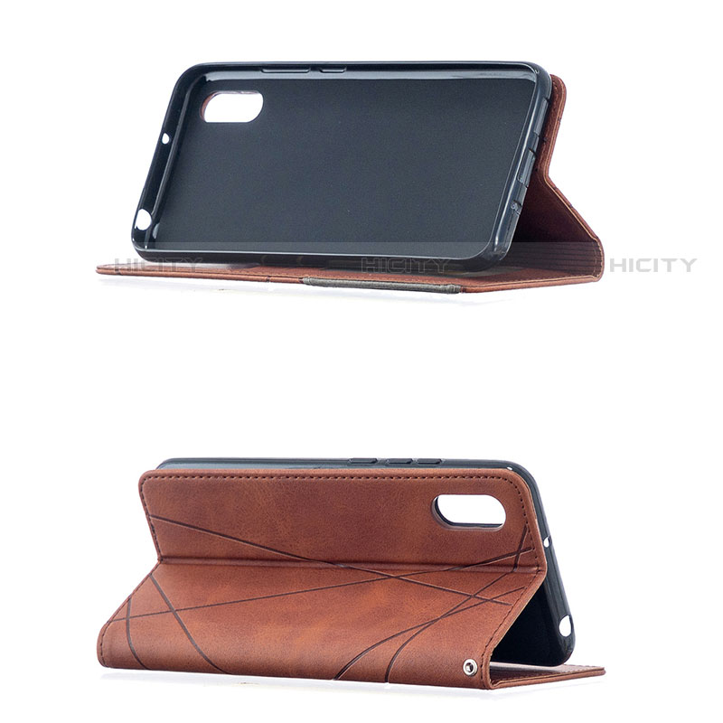 Custodia Portafoglio In Pelle Cover con Supporto T07 per Xiaomi Redmi 9A