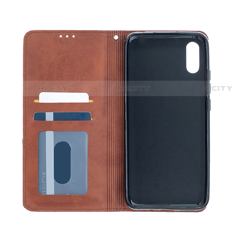 Custodia Portafoglio In Pelle Cover con Supporto T07 per Xiaomi Redmi 9A