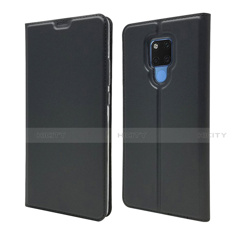 Custodia Portafoglio In Pelle Cover con Supporto T08 per Huawei Mate 20 X 5G Nero