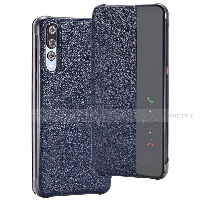 Custodia Portafoglio In Pelle Cover con Supporto T08 per Huawei P20 Pro