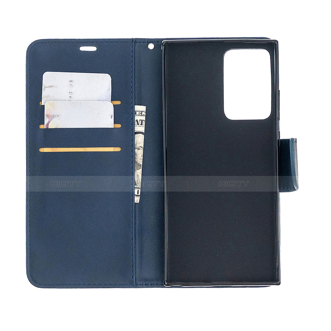 Custodia Portafoglio In Pelle Cover con Supporto T08 per Samsung Galaxy Note 20 Ultra 5G