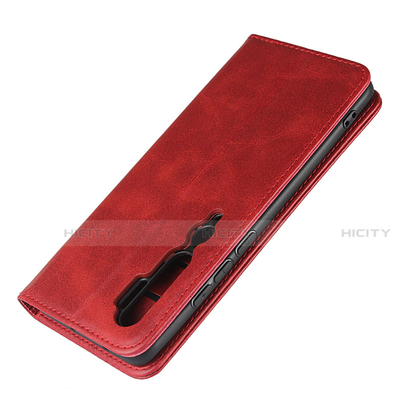 Custodia Portafoglio In Pelle Cover con Supporto T08 per Xiaomi Mi Note 10