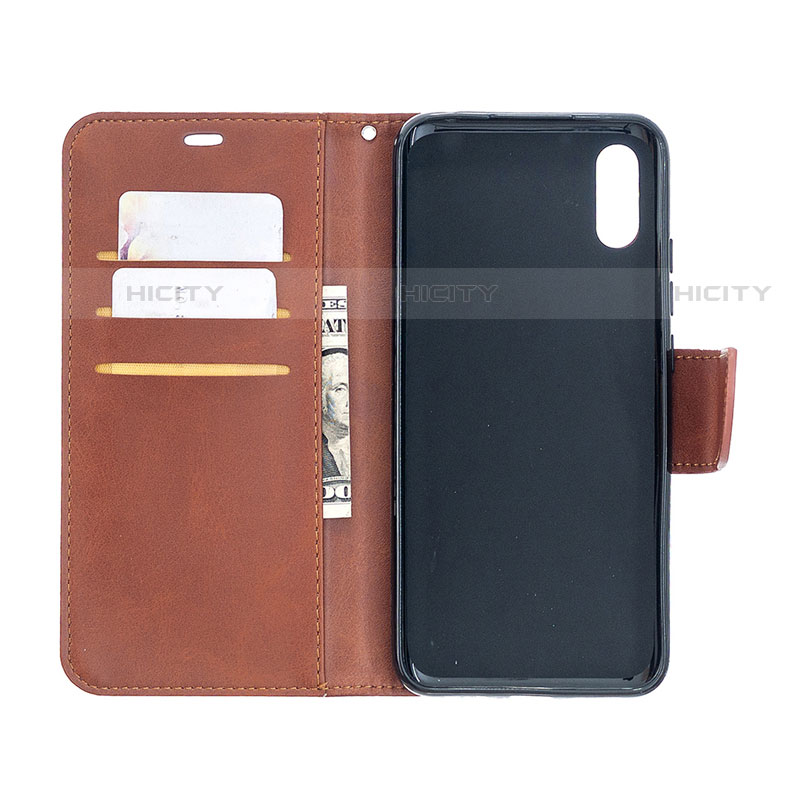 Custodia Portafoglio In Pelle Cover con Supporto T08 per Xiaomi Redmi 9A