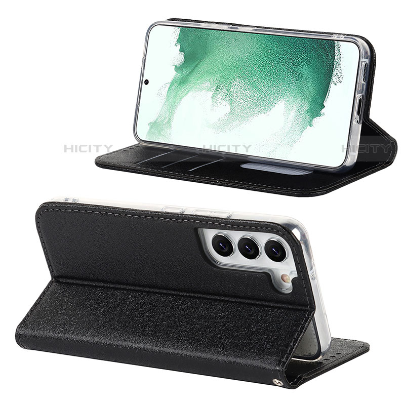 Custodia Portafoglio In Pelle Cover con Supporto T08D per Samsung Galaxy S21 5G