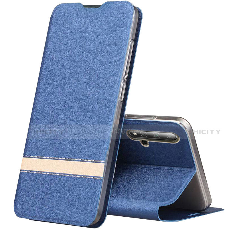 Custodia Portafoglio In Pelle Cover con Supporto T09 per Huawei Nova 5T