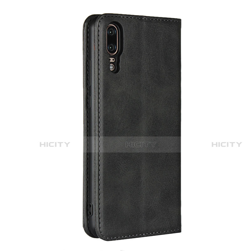 Custodia Portafoglio In Pelle Cover con Supporto T09 per Huawei P20