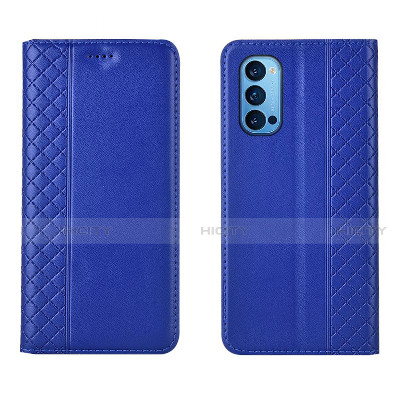 Custodia Portafoglio In Pelle Cover con Supporto T09 per Oppo Reno4 5G