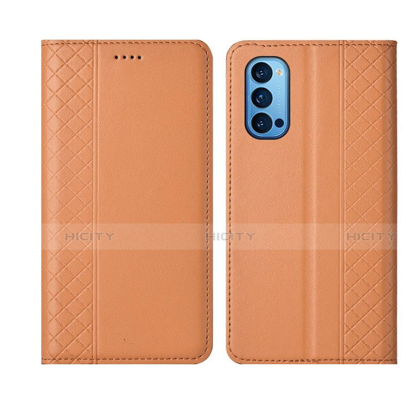 Custodia Portafoglio In Pelle Cover con Supporto T09 per Oppo Reno4 Pro 5G