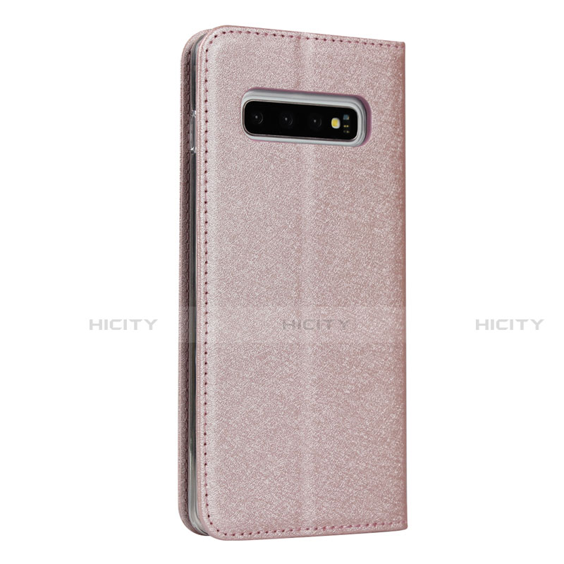 Custodia Portafoglio In Pelle Cover con Supporto T09 per Samsung Galaxy S10 Plus