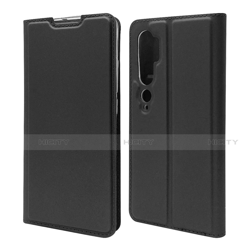 Custodia Portafoglio In Pelle Cover con Supporto T09 per Xiaomi Mi Note 10 Pro Nero