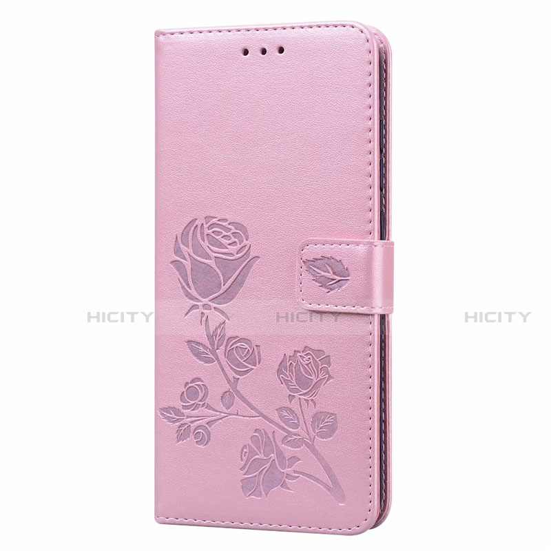 Custodia Portafoglio In Pelle Cover con Supporto T09 per Xiaomi Redmi 10X 4G Rosa