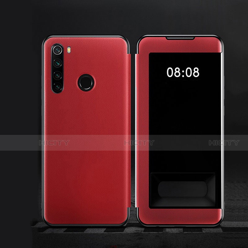 Custodia Portafoglio In Pelle Cover con Supporto T09 per Xiaomi Redmi Note 8 (2021)